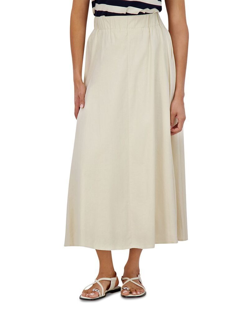 ポイント レディース ボトムスカート リネン Point Linen Panel Skirt Ecru エクリュ