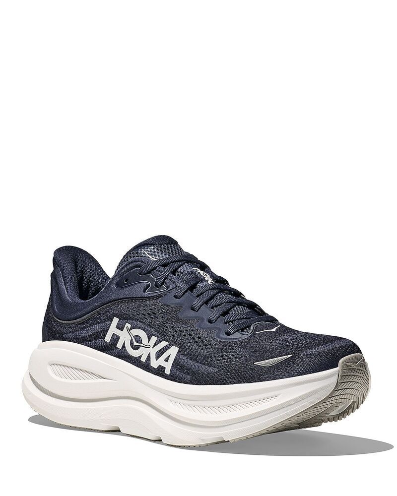 ホカオネオネ メンズ シューズ スニーカー レース HOKA Mens Bondi 9 Lace Up Running Sneakers Varsity Navy ネイビー