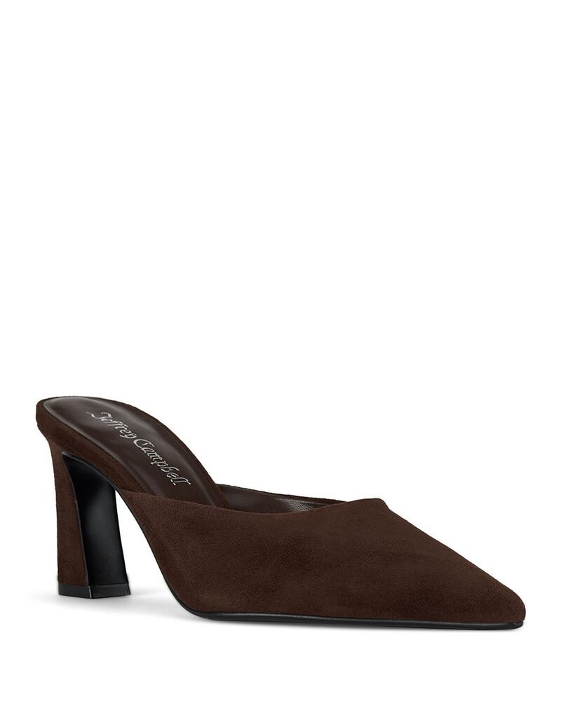 ジェフリー キャンベル レディース シューズ パンプス Jeffrey Campbell Womens Unamused Mule Pumps Brown Suede ブラウン
