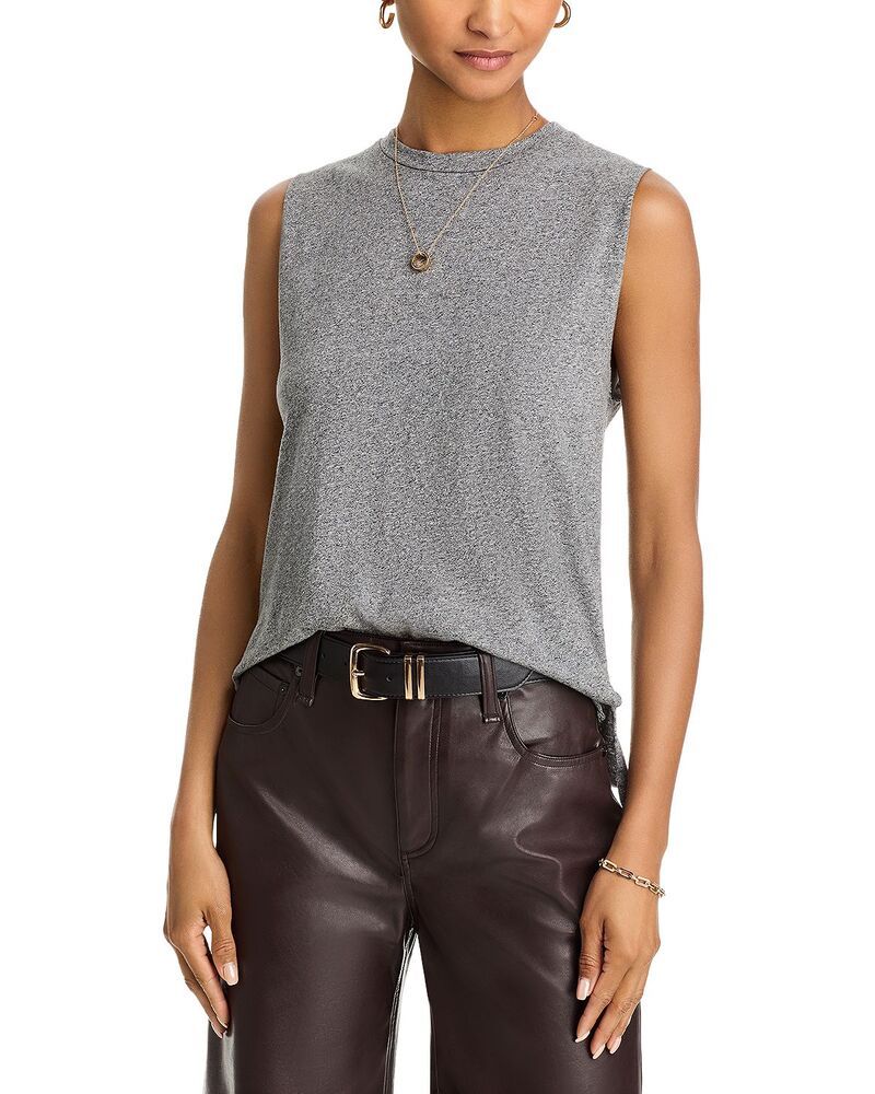 アクア レディース トップス タンクトップ AQUA Diana Muscle Tank Exclusive Heather Gray グレー