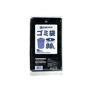 （まとめ）ジョインテックス ゴミ袋 LDD 黒 90L 10枚 N210J-90〔×10セット〕