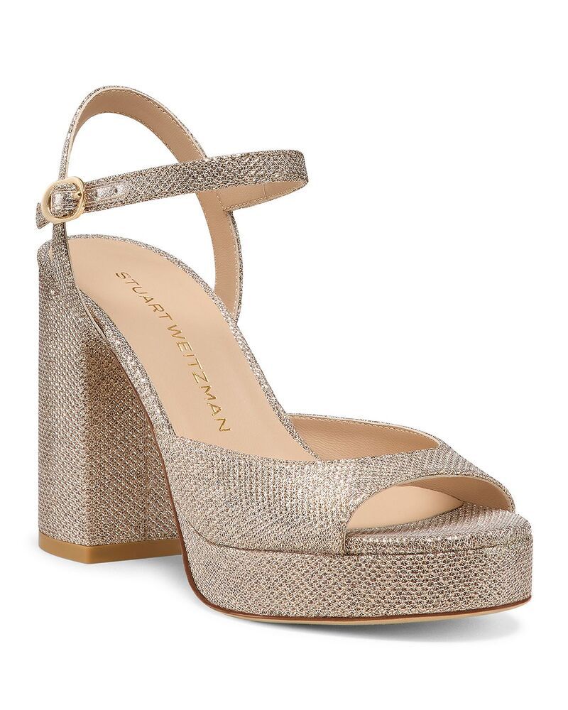 スチュアート ワイツマン レディース シューズ サンダル プラットフォーム Stuart Weitzman Womens Dayna II Platform Sandals New Pyrite