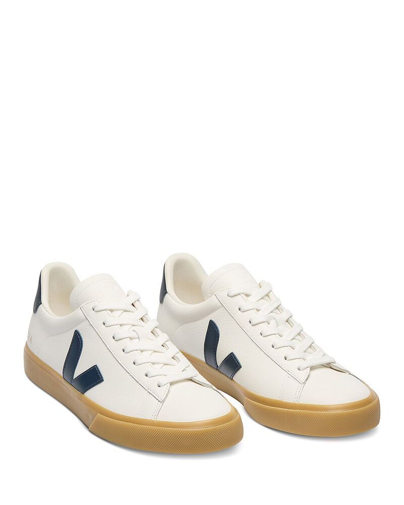 ヴェジャ メンズ シューズ スニーカー レザー VEJA Mens Campo Low Top Leather Sneakers White Nautical ホワイト