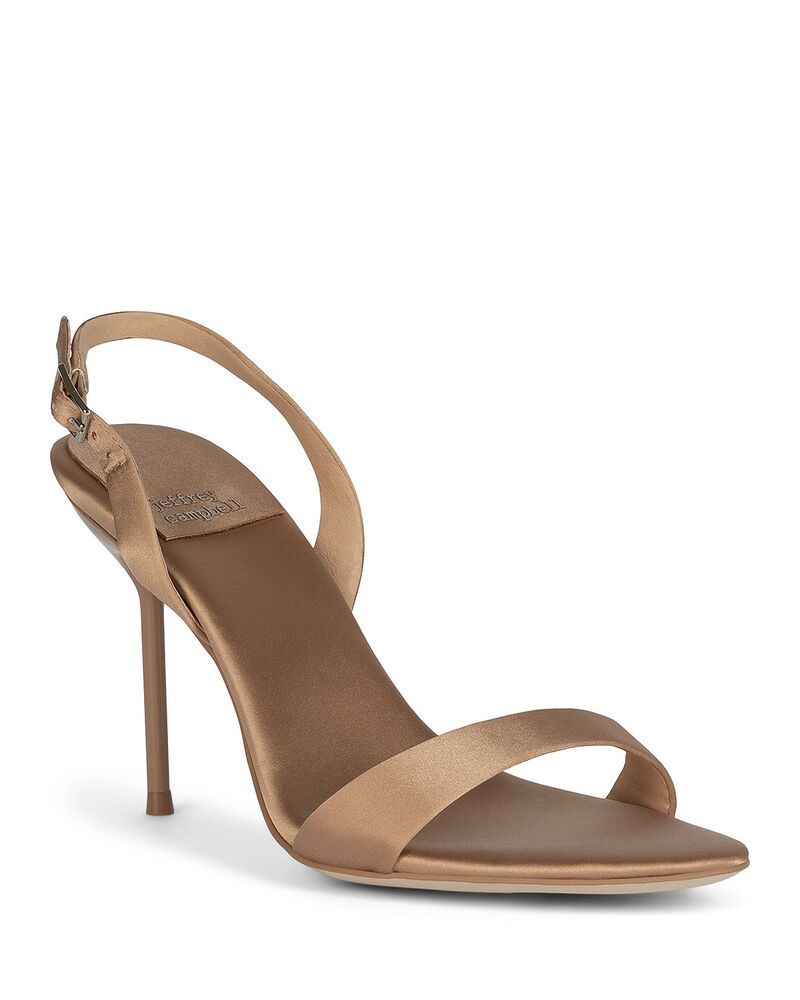 ジェフリー キャンベル レディース シューズ サンダル Jeffrey Campbell Womens Go Getter Slingback Sandals Natural Satin