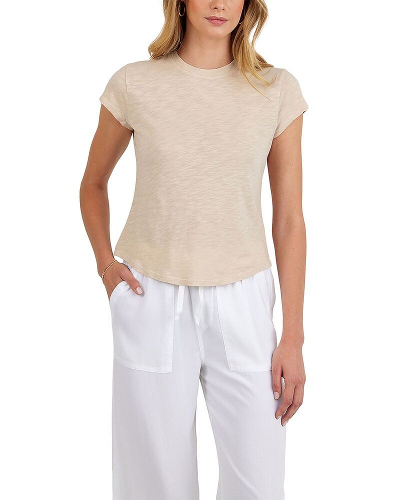 ベラダール レディース トップス Tシャツ クルーネック Bella Dahl Baby Crewneck Tee Linen Sand サンド 19,225円