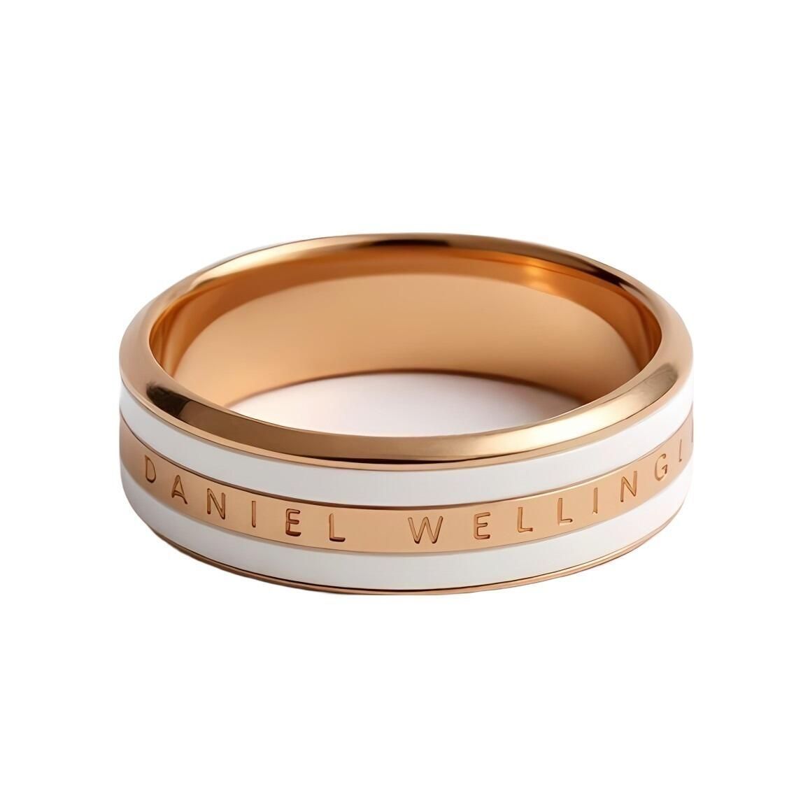 【ギフト対応可】ダニエルウェリントン DANIEL WELLINGTON リング Emalie Ring Satin White Rose Gold ローズゴールド ホワイト アクセサリー 指輪 高級感 上品 人気 ブランド おしゃれ プレゼント 送料無料