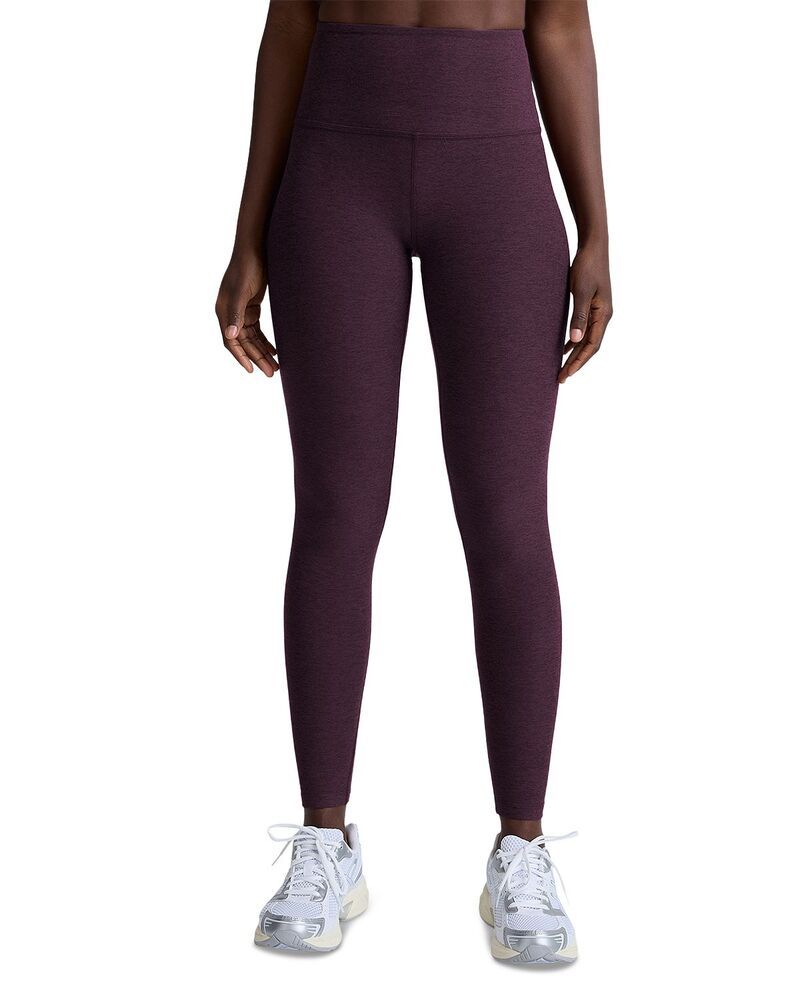 ビヨンドヨガ レディース ボトムス レギンス ミディ Beyond Yoga Spacedye Caught In The Midi High Waisted Legging Eggplant
