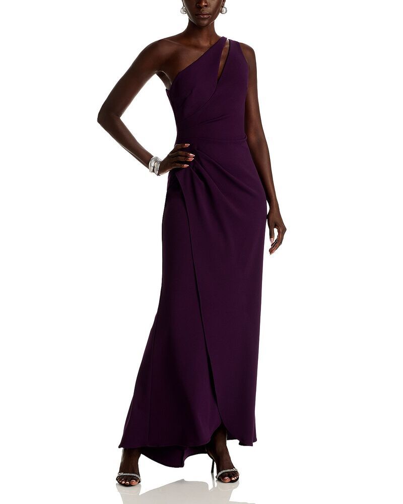 アクア レディース トップス ワンピース カットアウト AQUA Cutout One Shoulder Gown Exclusive Mulberry