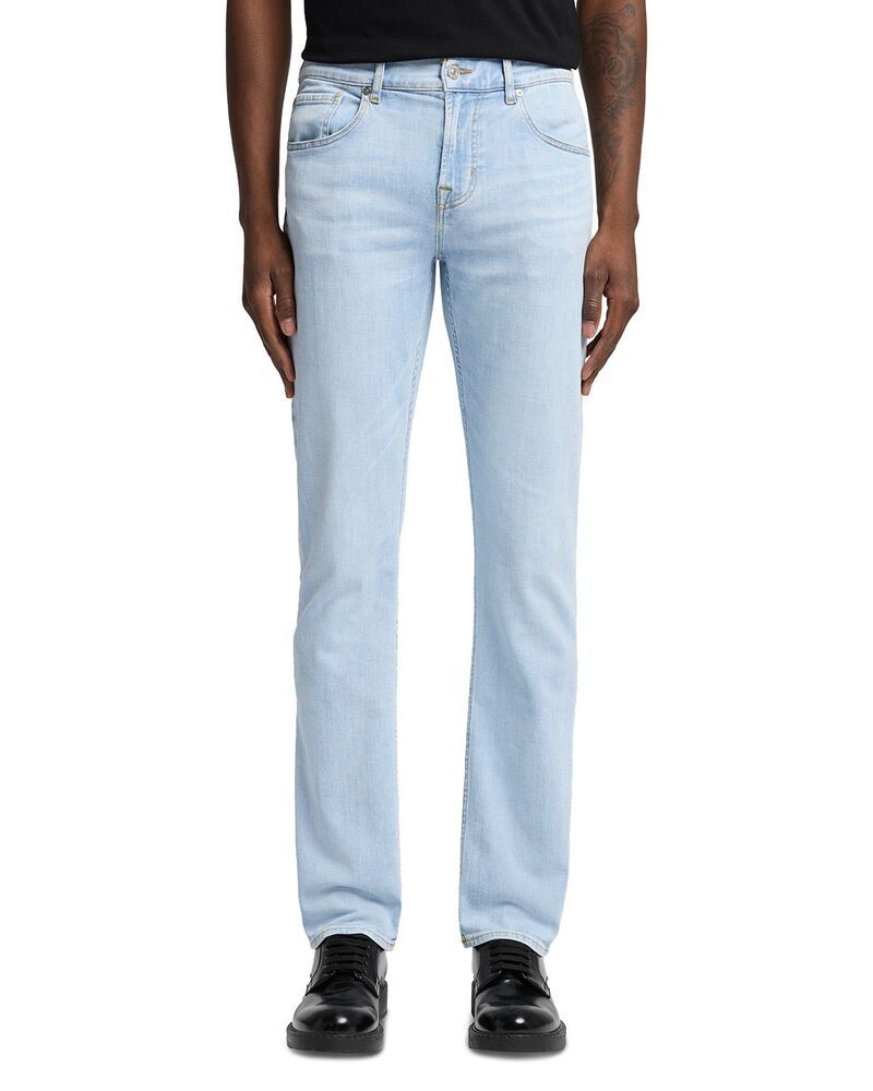 セブンフォーオールマンカインド メンズ ボトムス デニムパンツ ジーンズ 7 For All Mankind The Straight Fit Jeanstudio Blue ブルー
