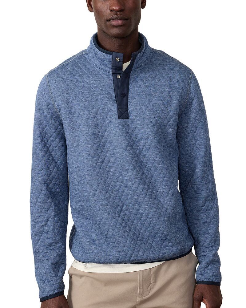 マリーン レイヤー メンズ アウター パーカー・スウェット キルティング Marine Layer Corbet Reversible Quilted Pullover SlateFaded Navy スレート 27,820円