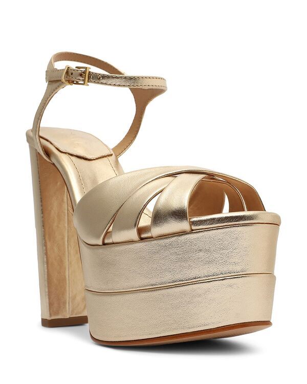 シュッツ レディース シューズ サンダル プラットフォーム アンクル SCHUTZ Womens Keefankle Straplatform Sandals Platina
