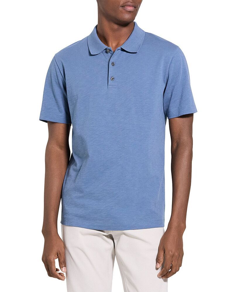 セオリー レディース トップス ポロシャツ コットン Theory Bron Polo in Cosmoslub Cotton Bering