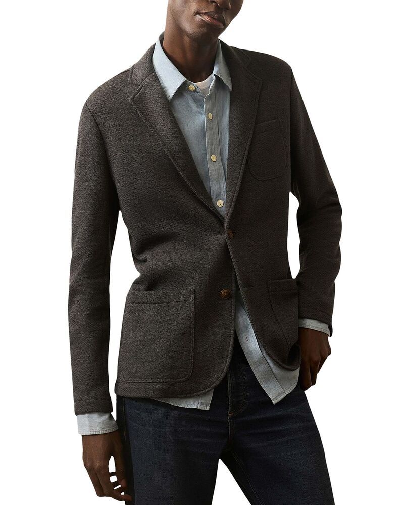 ファレティ メンズ アウター ジャケット・ブルゾン スリムフィット ブレザー ニット Faherty Inlet Slim Fit Knit Blazer Black Sky Melange ブラック