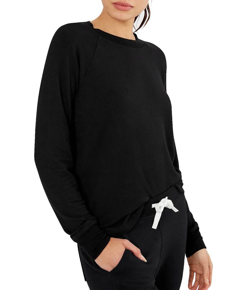 スピリッツフィフティファイブ レディース アウター パーカー・スウェット シャツ Splits59 Warm Up Curved Hem Sweatshirt Black ブラック