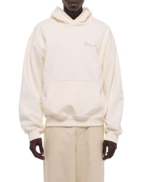 ヘルムート ラング メンズ アウター パーカー・スウェット ロゴ Helmut Lang Handwritten Logo Hoodie Vintage White ホワイト