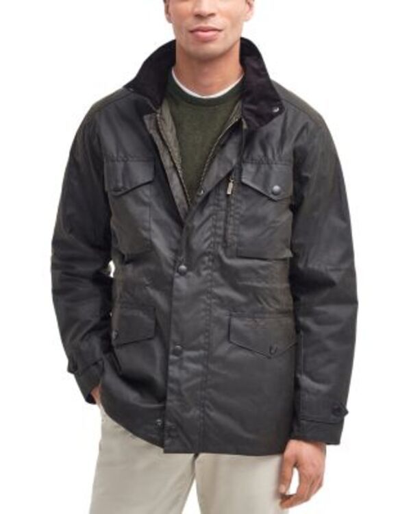バブアー メンズ アウター ジャケット・ブルゾン コットン Barbour Sapper Waxed Cotton Jacket Olive Classic オリーブ