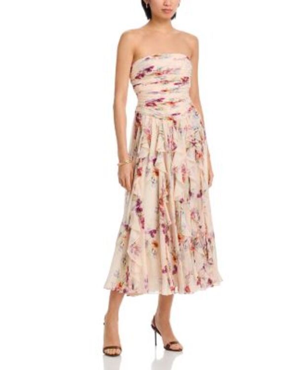 サンク ア セプト レディース トップス ワンピース Cinq Sept Iris Bouquet Galya Dress Oatmilk Multi マルチカラー