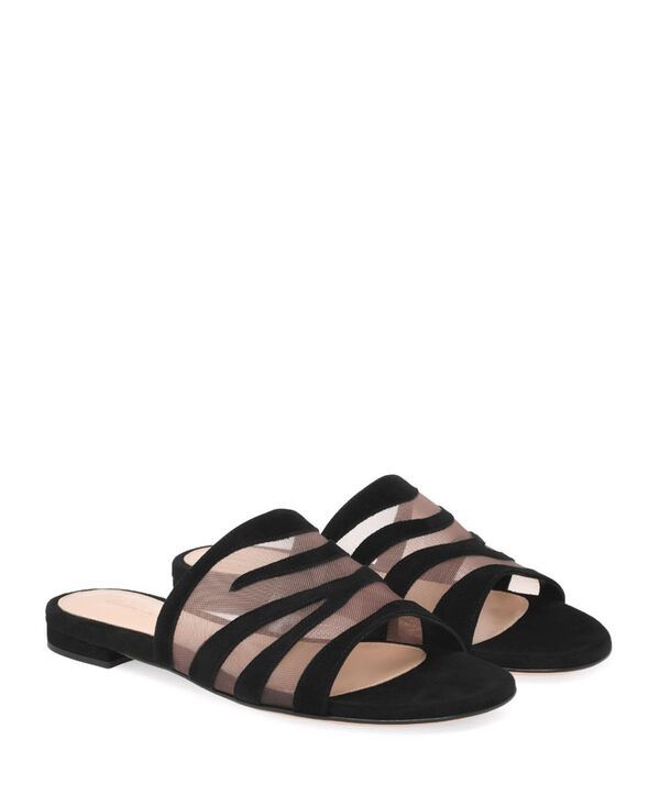 ジャンヴィト ロッシ レディース シューズ サンダル Gianvito Rossi Womens Tigra Sandals Black Suede ブラック