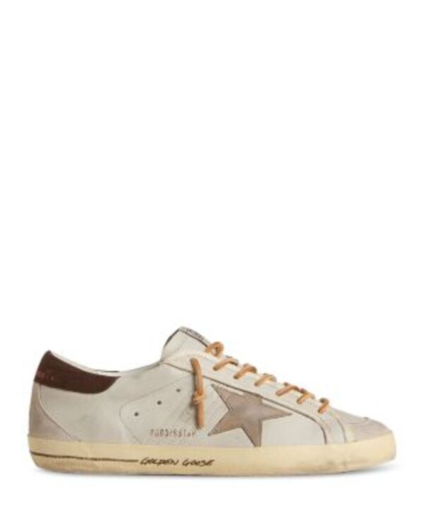 ゴールデングース メンズ シューズ スニーカー レザー Golden Goose Mensuper Star Leather Sneakers Grey Cloud グレー