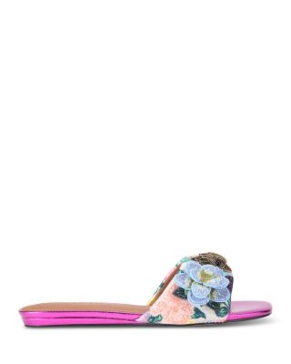 カートジェイガーロンドン レディース シューズ サンダル KURT GEIGER LONDON Womens Kensington Flatsandals Open White ホワイト