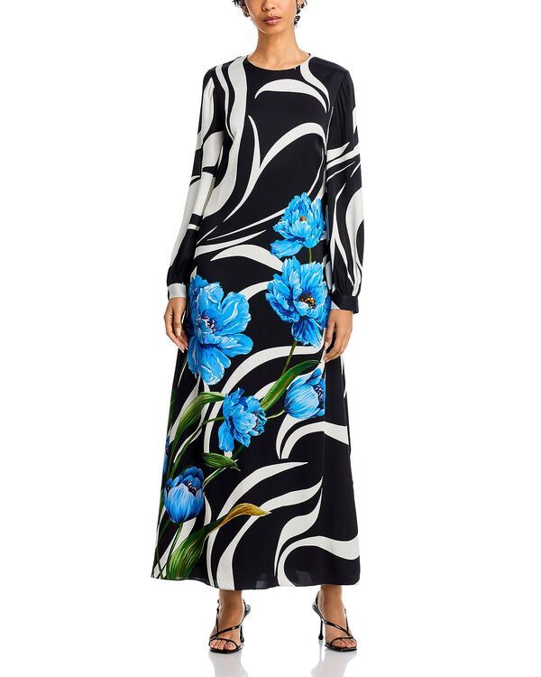 エリータハリ レディース トップス ワンピース Elie Tahari The Renata Dress Wildside Floral