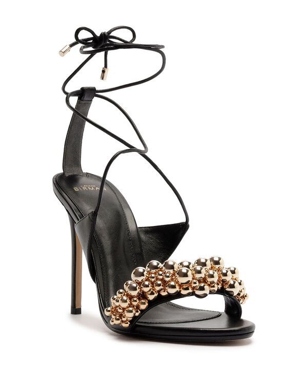 アレクサンドラバードマン レディース シューズ サンダル アンクル Alexandre Birman Womens Gia 100 Ankle Tie Sandals Black ブラック 144,400円