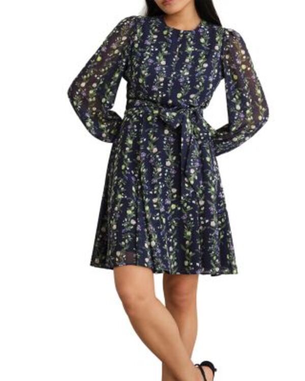 ホッブスロンドン レディース トップス ワンピース HOBBS LONDON Emilia Dress Midnight Multi マルチカラー