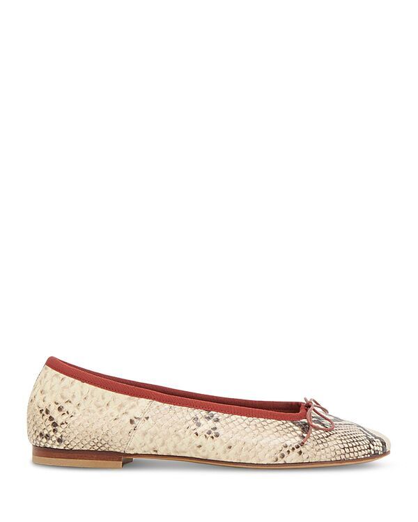 マンサーガブリエル レディース シューズ パンプス レザー Mansur Gavriel Womens Dance Leather Ballerina Flats Roccia