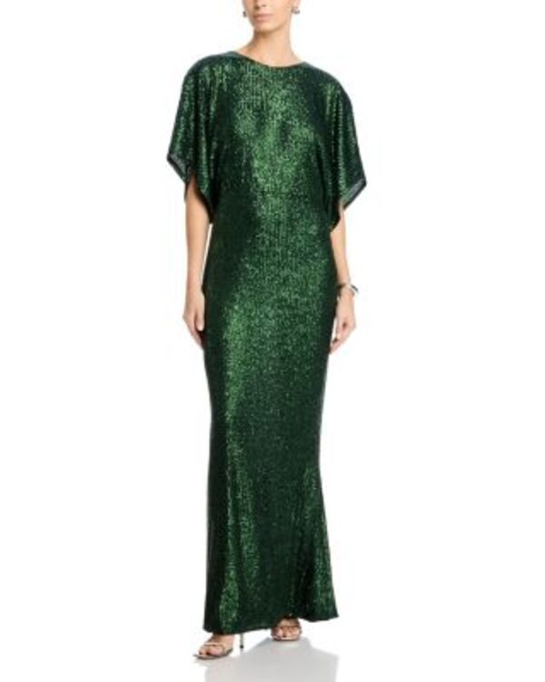 ノーマカマリ レディース トップス ワンピース Norma Kamali Reverse Obie Gown Dark Emerald エメラルド
