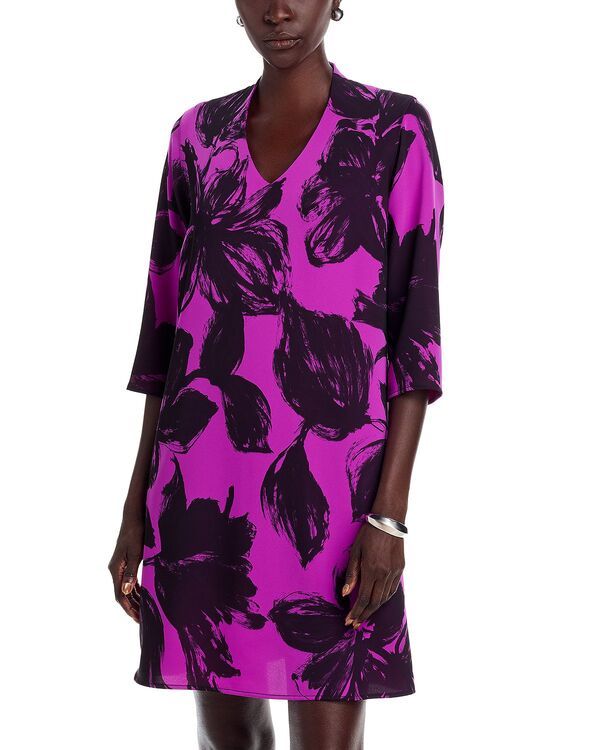 キャロライン ローズ レディース トップス ワンピース Caroline Rose Vivianna Dress MagentaBlack ブラック