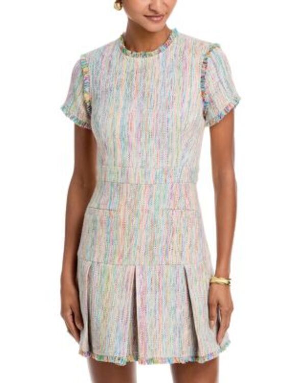 サンク ア セプト レディース トップス ワンピース ツイード Cinq Sept Natalie Prism Tweedress Ivory Multi アイボリー 63,690円