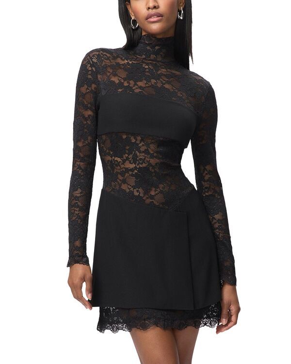 エルベレジェ レディース トップス ワンピース Herv Lger The Solene Dress Black ブラック