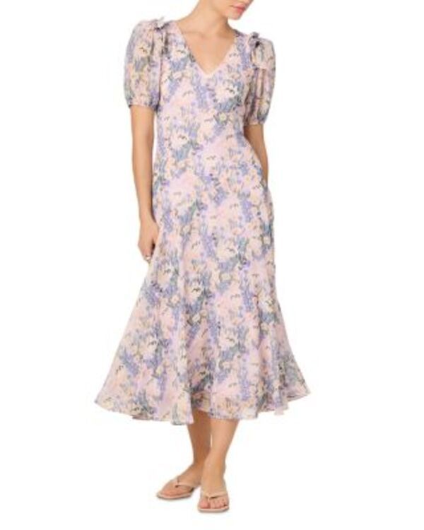 アストール レディース トップス ワンピース ASTR the Label Jessenia Dress Lilac Floral ライラック