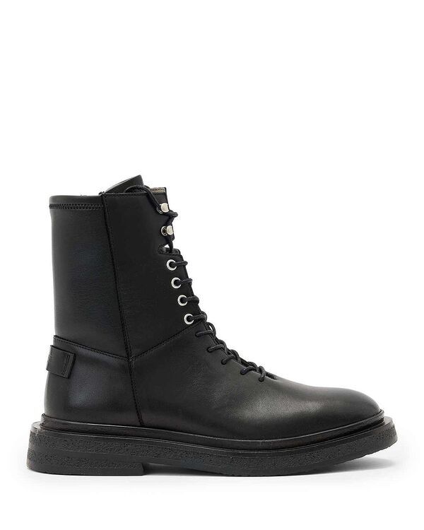 オールセインツ レディース シューズ ブーツ・レインブーツ レース ALLSAINTS Womens Escher Lace Up Boots Black ブラック