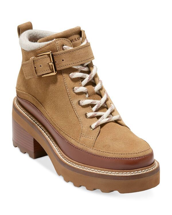 コールハーン レディース シューズ ブーツ・レインブーツ レース Cole Haan Womenshibley Lace Up Booties Golden Honey