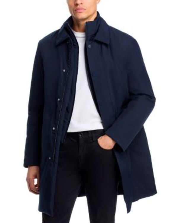 ボス メンズ アウター ジャケット・ブルゾン BOSS Jared Pad Gore Jacket Dark Blue ブルー