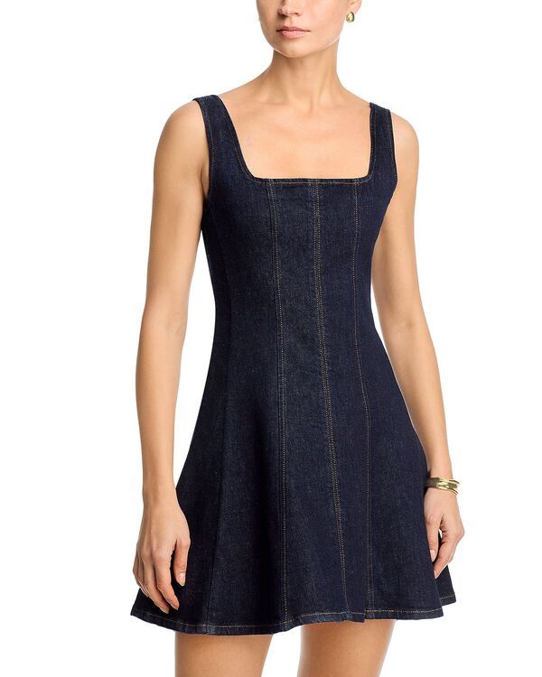 ペイジ レディース トップス ワンピース ミニ デニム PAIGE Perla Deniminidress Andes デニム