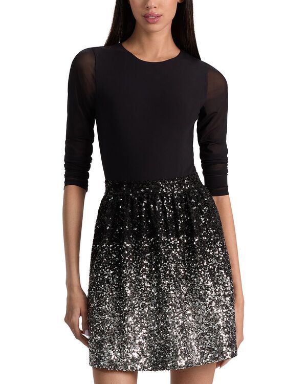 アリスアンドオリビア レディース トップス ワンピース Alice and Olivia Chara Embellishedress BlackMulti ブラック