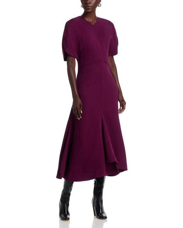 ボス レディース トップス ワンピース BOSS Denaz Dress Dark Purple パープル
