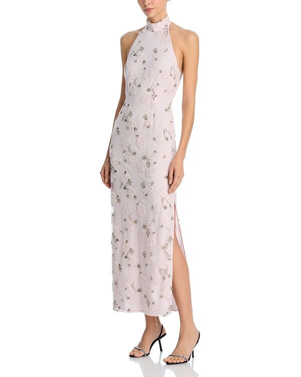 ローテート レディース トップス ワンピース マキシ ROTATE Flower Beads Maxi Dress Lilac ライラック