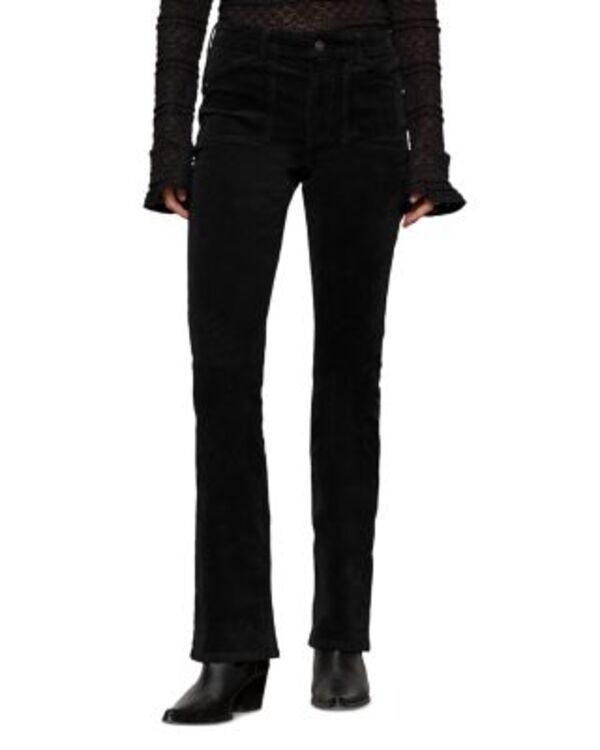 サンクチュアリー レディース ボトムス カジュアルパンツ ブーツカット Tシャツ ベルベット ブーツ Sanctuary Velveteen Brook Bootcut Pants Black ブラック