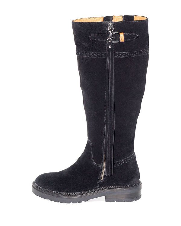 ケネスコール レディース シューズ ブーツ・レインブーツ トール スエード Gentle Souls by Kenneth Cole Womens Wheron Black Suede Tall Boots Black Suede ブラック