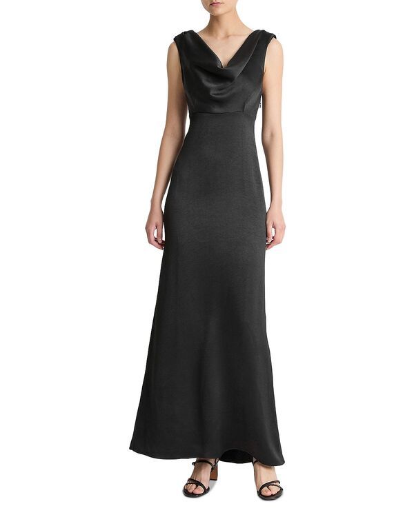 ヴィンス レディース トップス ワンピース マキシ Vince Cowl Neck Maxi Dress Black ブラック 59,840円
