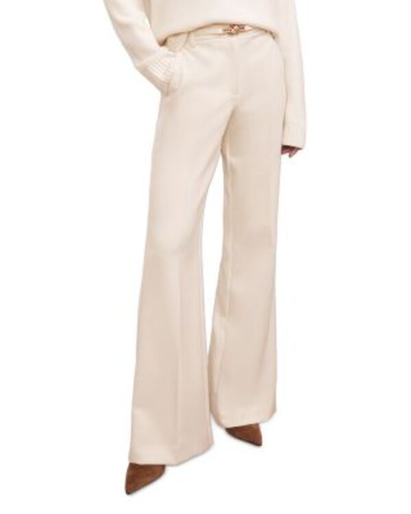 レイス レディース ボトムス カジュアルパンツ フレア プチ REISS Petite Leona Flare Leg Pants Cream クリーム