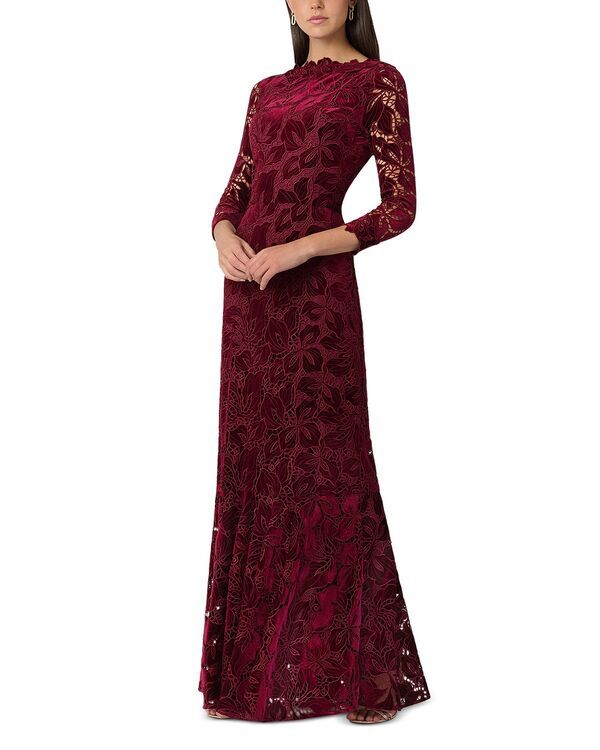 ショシャーナ レディース トップス ワンピース ベルベット Shoshanna Brianna Velvet Dress Bordeaux