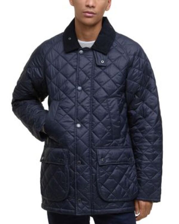バブアー メンズ アウター ジャケット・ブルゾン キルティング Barbour Essential Bedale Quilted Jacket Navy ネイビー