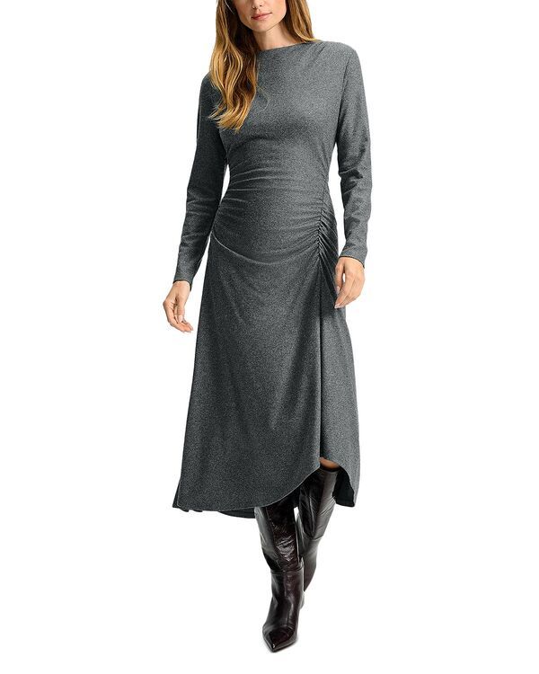 ヴェロニカ ベアード レディース トップス ワンピース ギャザー Veronica Beard Theodora Ruchedress Medium Heather Grey グレー