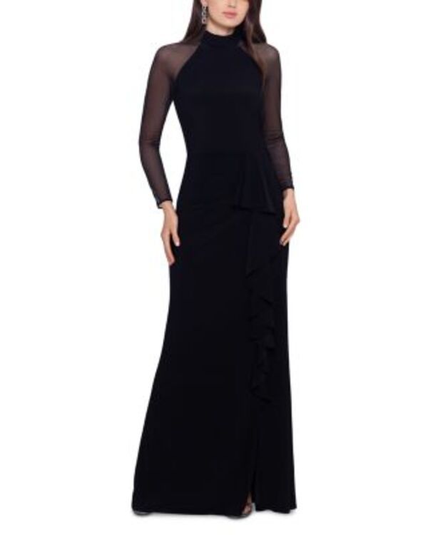 アクア レディース トップス ワンピース ドレープ AQUA Drape Detail Gown Exclusive Black ブラック
