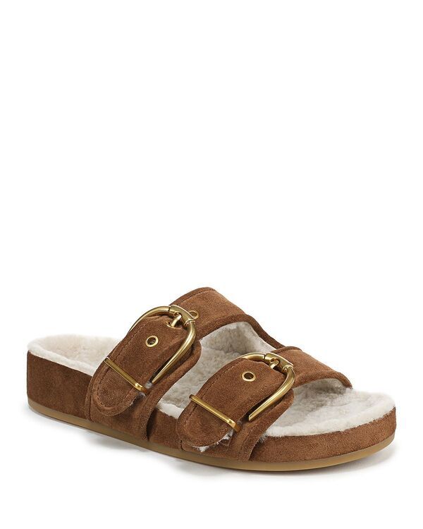ヴェロニカ ベアード レディース シューズ サンダル Veronica Beard Womens Prue Shearling Buckled Sandals Hazelwood