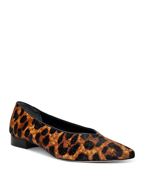 ラジャンス レディース シューズ パンプス プリント LAGENCE Womensuzanne II Leopard Print Calf Hair Flats Leopard Calfhair アニマル